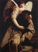 GENTILESCHI, Orazio St Francis and the Angel fdg china oil painting artist